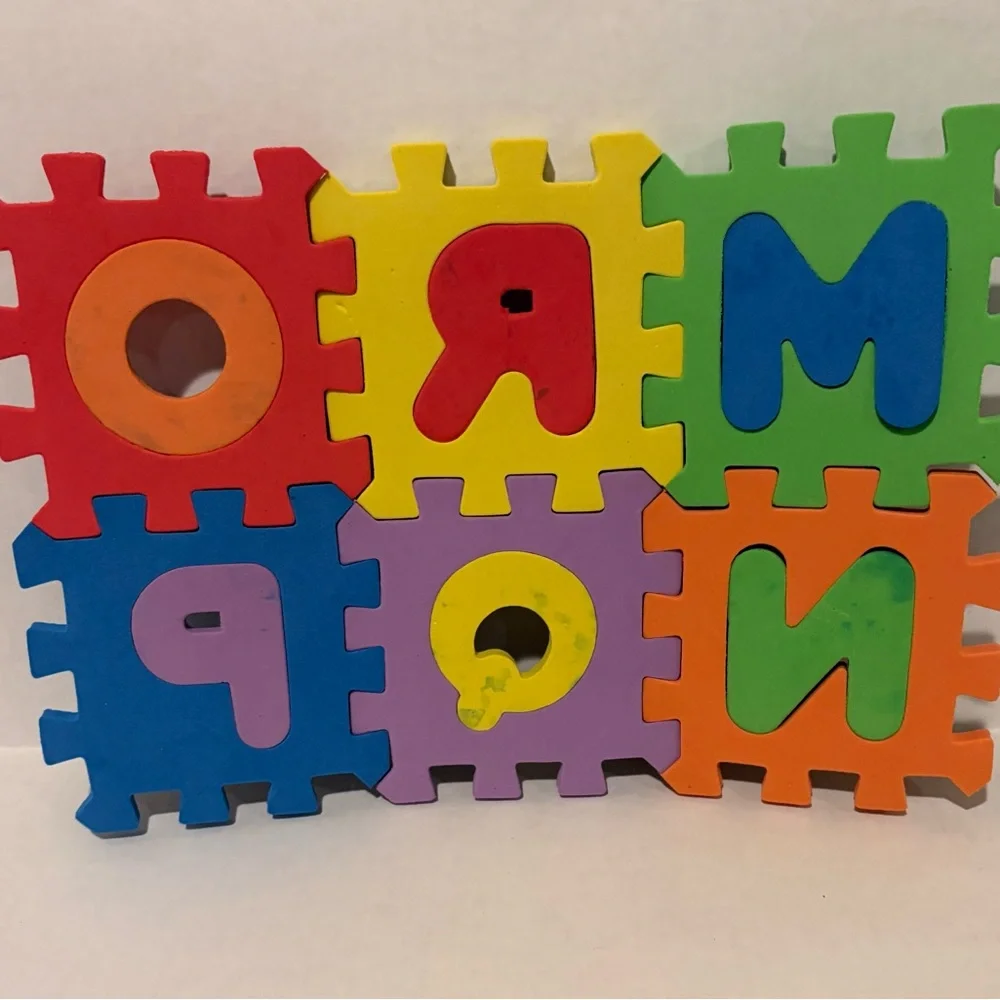 Colorful Alphabet Puzzle Mat for Kids
